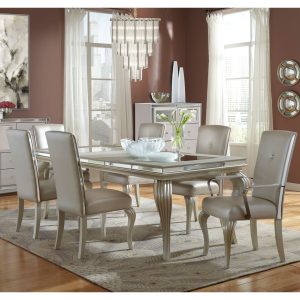 Hollywood Loft Mesa de comedor de 4 patas