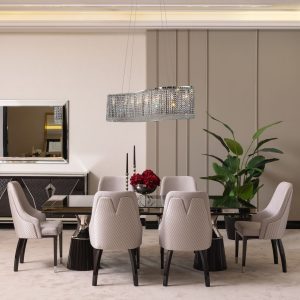 Carmela Mesa de comedor con pedestal