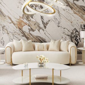 Sassani Sofa Crepe Gold