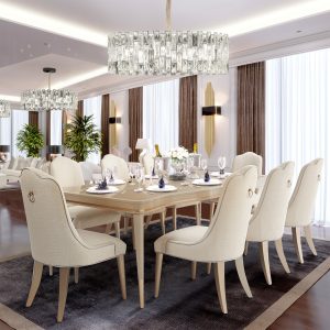 Malibu Crest Mesa de comedor rectangular