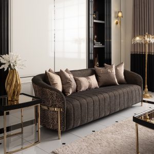 Lisbon Sofa Onyx Gold